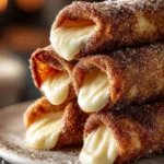 Delicious Cinnamon Sugar French Toast Roll-Ups ready to be served.