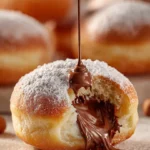 Delicious baked Nutella Bombs with warm, gooey Nutella filling.