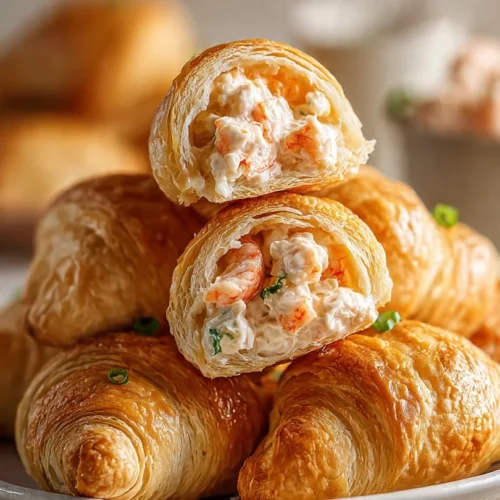 Delicious crab and cream cheese stuffed rolls ready to be enjoyed