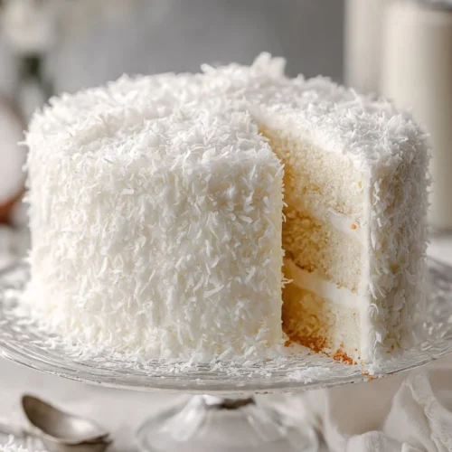 Slice of homemade Moist Catch A Husband Cake on a decorative plate