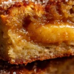 Moist banana bread snack cake topped with nuts and banana slices