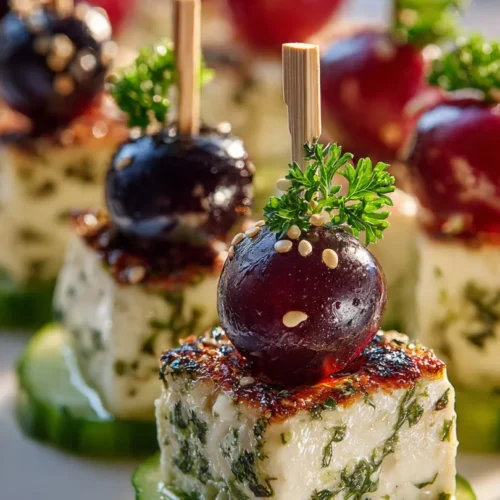 Delicious no-bake appetizer bites served on a platter for parties