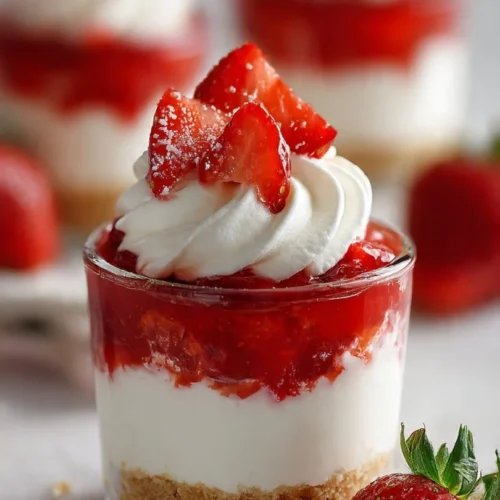 Delicious no-bake cheesecake cups topped with fresh berries