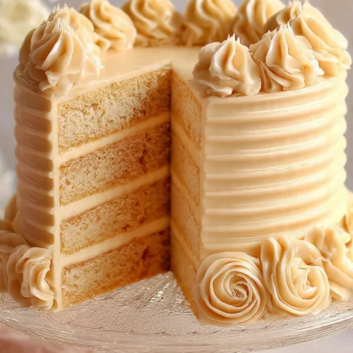 Slice of Orange Velvet Cake topped with orange frosting and fresh orange zest