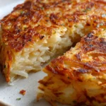 Delicious Potato Roast Omelette with crispy roasted potatoes and fluffy eggs