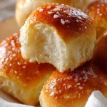 Delicious quick cottage cheese buns fresh out of the oven