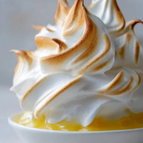 Sweet lemon meringue pies served in mason jars for a delightful dessert experience.