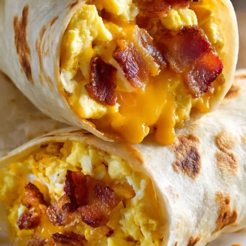 Delicious egg breakfast wraps filled with protein-rich ingredients