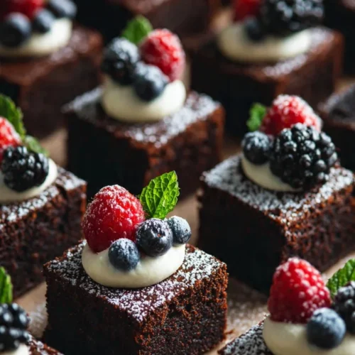 Fudgy almond flour chocolate brownies on a white plate