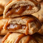 Delicious Brown Sugar Pop Tart Cookies with icing and sprinkles on top