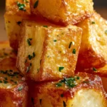 Crispy mashed potato cheese puffs, delicious and golden-brown snack