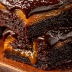 Decadent caramel swirl brownies with rich chocolate and creamy caramel