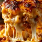 Dolly Parton's 5-Ingredient Casserole dish ready to serve.