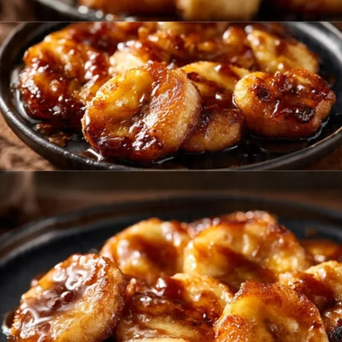 Delicious Mexican fried bananas served with a sprinkle of cinnamon and sugar