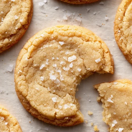 Delicious soft and chewy peanut butter cookies on a cooling rack