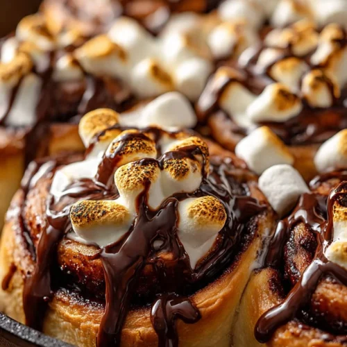 Delicious homemade Smores Roll Ups with chocolate and marshmallows