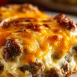 Delicious Southern breakfast enchiladas served on a plate