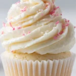 Bowl of stabilized whipped cream ready for dessert toppings