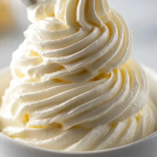 Delicious Swiss Meringue Buttercream frosting on a cake