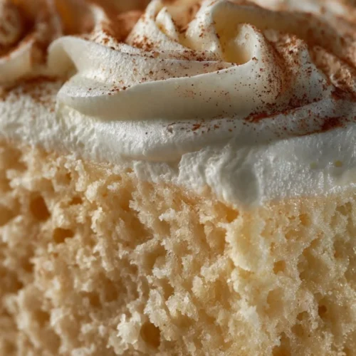 Delicious Three Milks Cake soaked in three types of milk for added flavor.