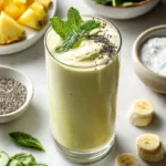 Tummy-friendly smoothie recipe for a quick breakfast