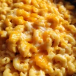 Delicious Air Fryer Mac and Cheese served in a bowl.