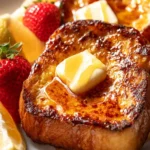 Deliciously cooked French toast in an air fryer, golden brown and fluffy.