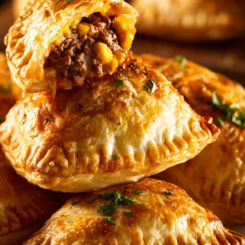 Crispy Air Fryer Taco Bombs filled with savory ingredients