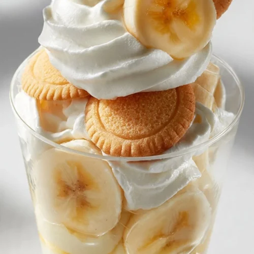 Delicious Banana Nilla Wafer Dessert served in a bowl