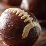 Deliciously designed football cake for sports-themed celebrations