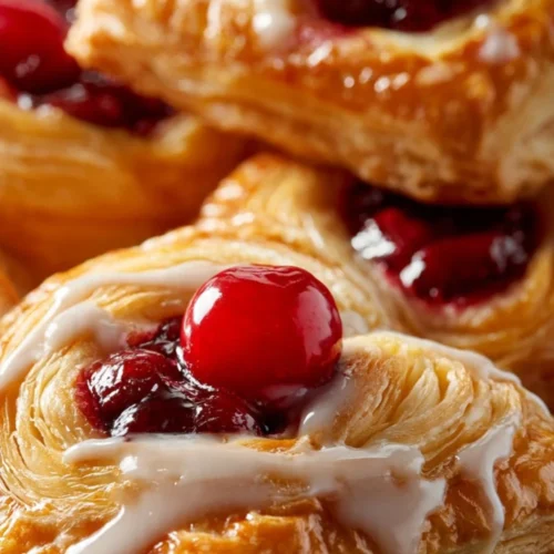 Delicious Cherry Pie Bites served on a plate with fresh cherries