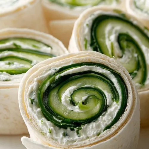 Healthy cucumber wrap sandwiches filled with fresh ingredients