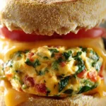 Healthy breakfast sandwich recipe for meal prep