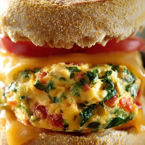 Healthy breakfast sandwich recipe for meal prep