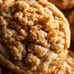 Delicious oatmeal fig cookies arranged on a plate