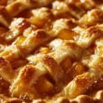 Delicious Southern Peach Cobbler with fresh peaches and flaky crust