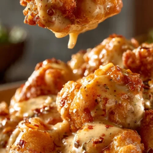 Zaxby's Hot Honey Mustard sauce in a dipping cup on a table.