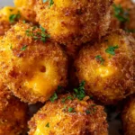 Crispy homemade chicken nuggets served with dipping sauce in a bowl
