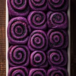 Halloween-themed cinnamon rolls shaped like spooky figures