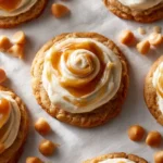 Delicious Harry Potter Butterbeer Cookies decorated with caramel and magic