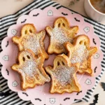 Kids enjoying a fun Halloween breakfast with spooky-themed treats