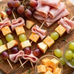 Lunchbox Turkey & Ham Skewers ready to eat, perfect for a healthy meal